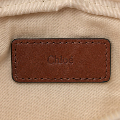 Chloe Cotton Calfskin Girls Woody Belt Bag Natural 6 of 10