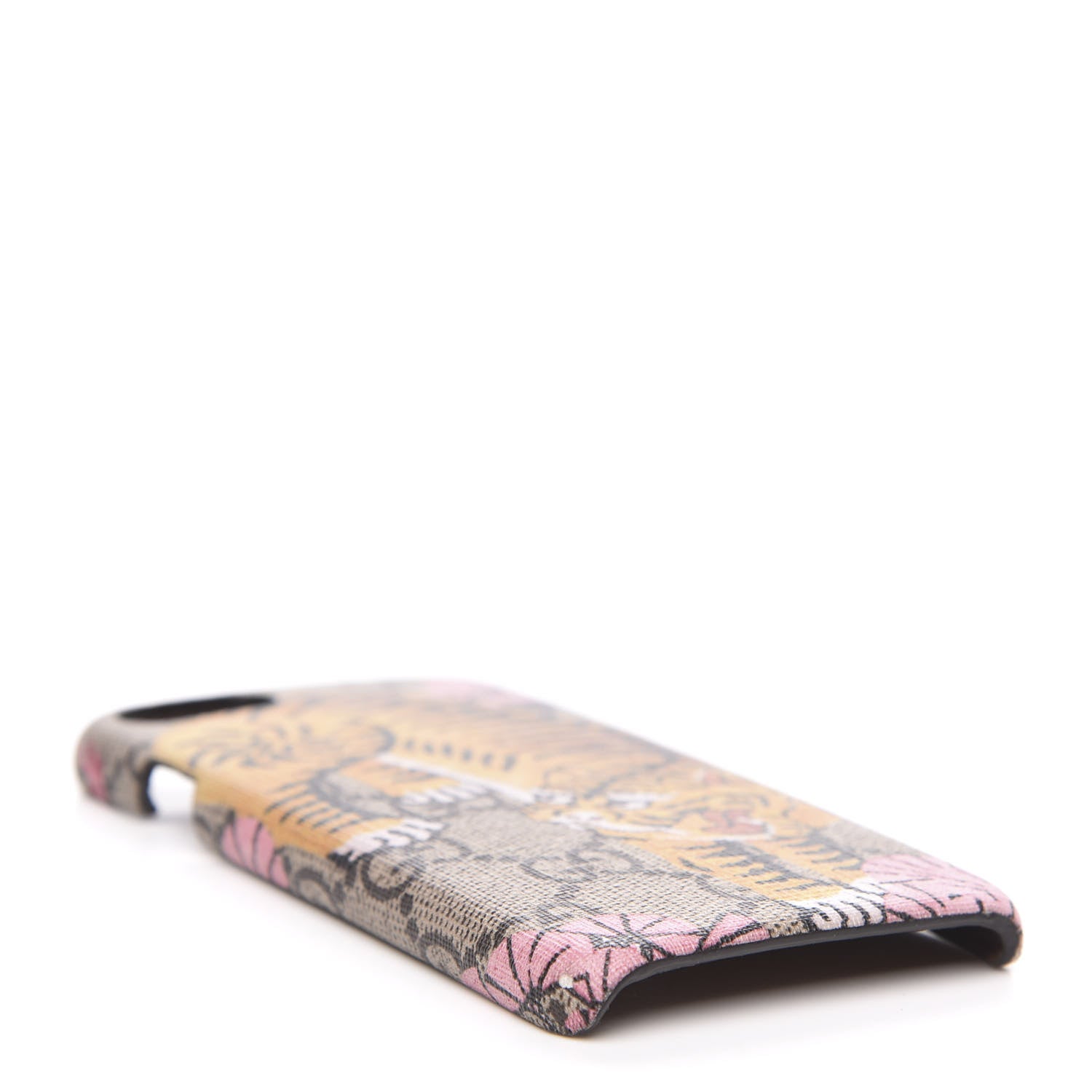 Gucci GG Supreme Monogram Bengal Print iPhone 7 Case Beige Pink 4 of 7