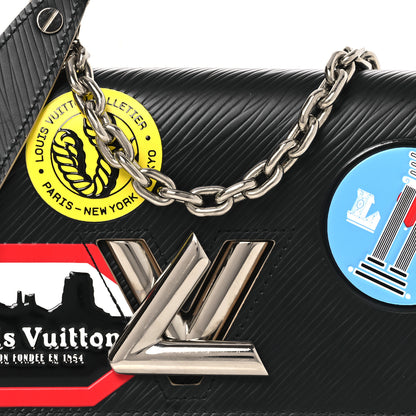 Louis Vuitton Epi World Tour Twist Chain Wallet Black 7 of 10