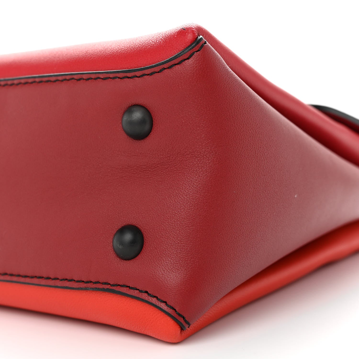 Bottega Veneta Nappa Small Piazza Bag Red 11 of 13