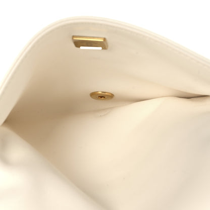 Chanel Caviar Quilted Mini Top Handle Flap White 6 of 12