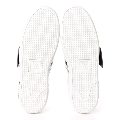 Louis Vuitton Patent Spaceship Sneakers 38.5 Silver 5 of 12