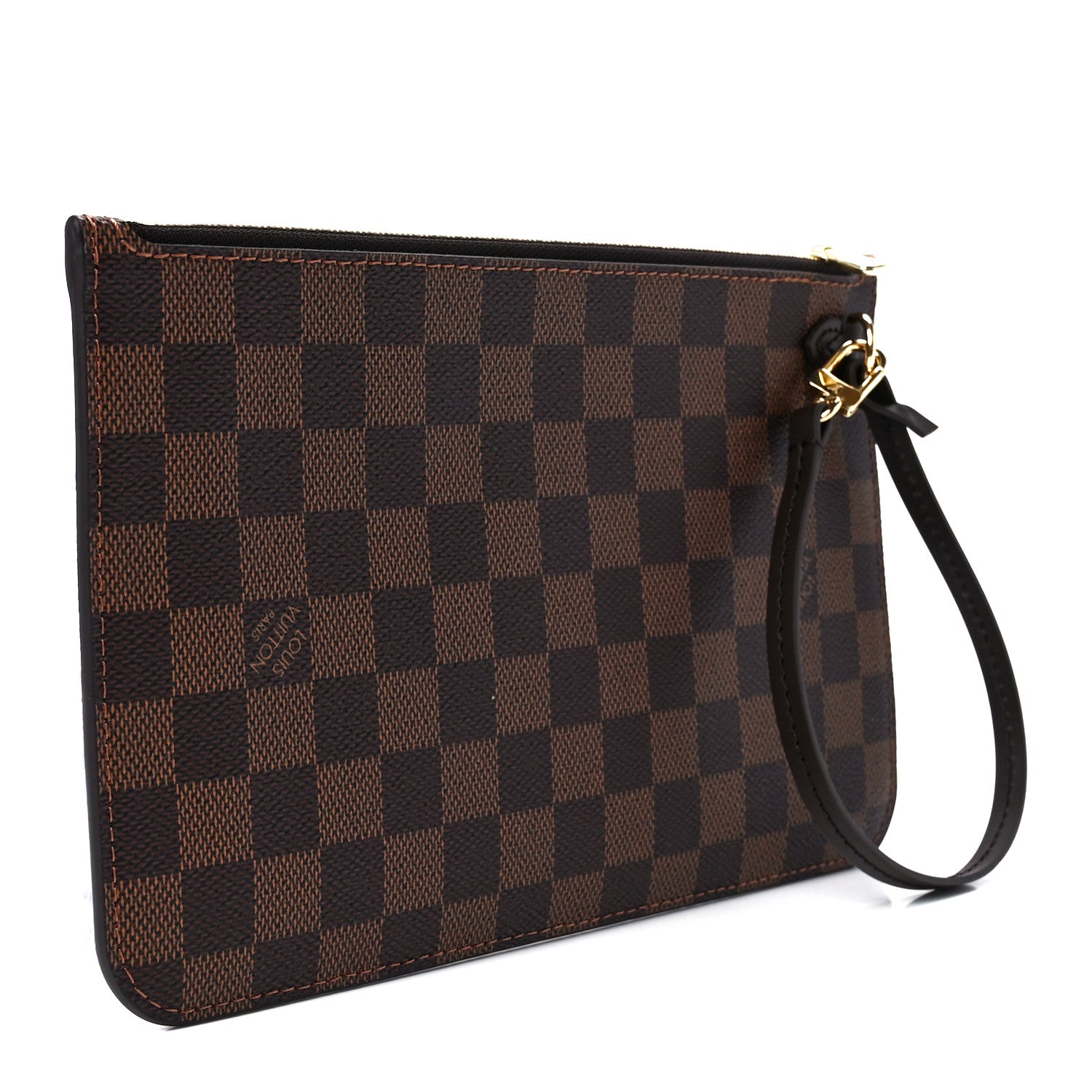 Louis Vuitton Damier Ebene Neverfull MM GM Pochette 3 of 10