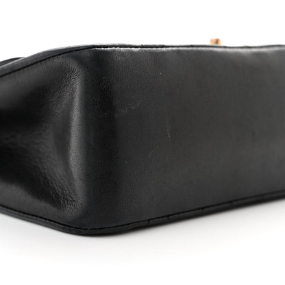 Chanel Lambskin Quilted Small Single Flap Black 9 of 12