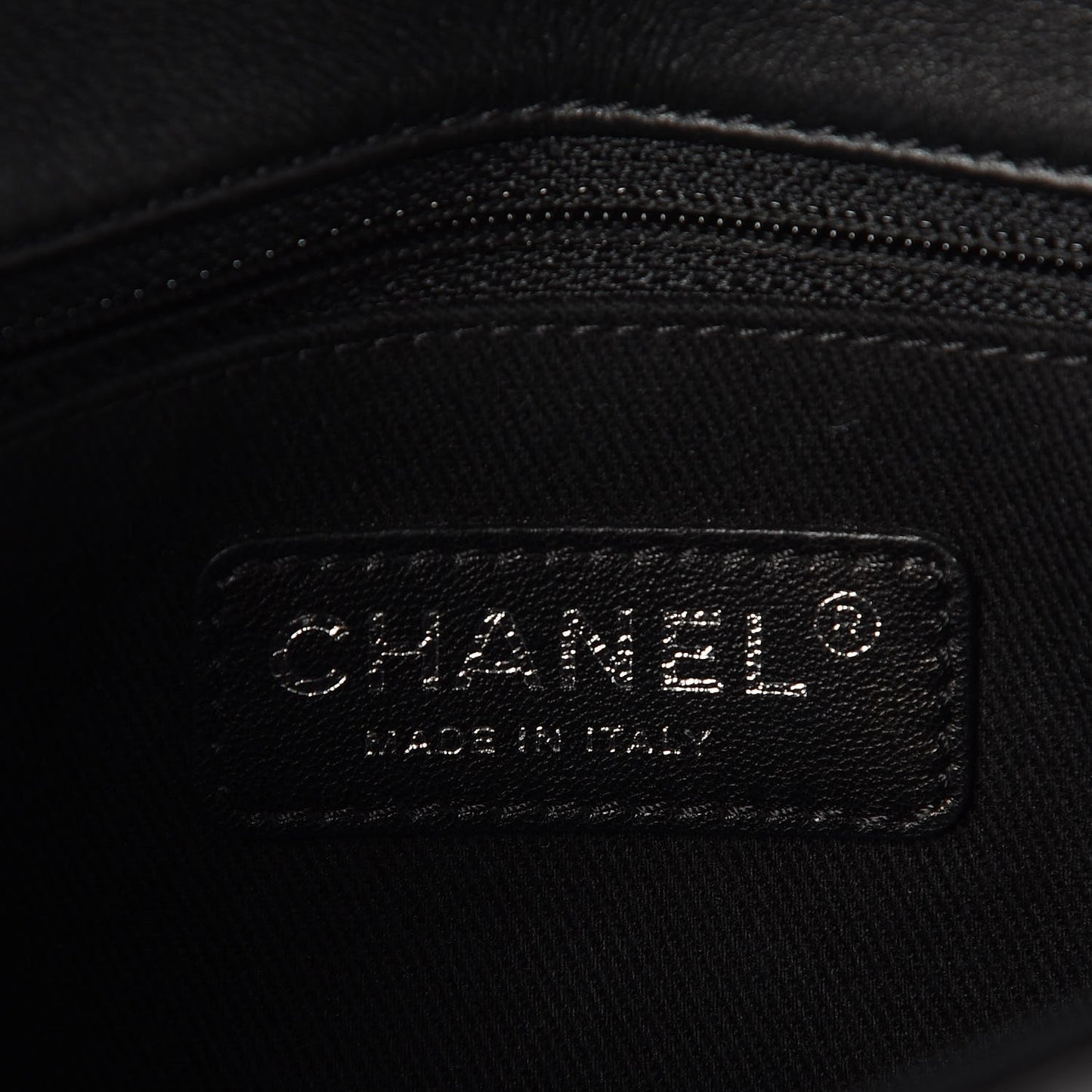 Patent Quilted Small Coco Shine Flap Black