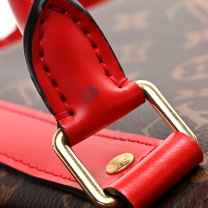 Louis Vuitton Calfskin Monogram Keepall Bandouliere 50 Coquelicot 9 of 10