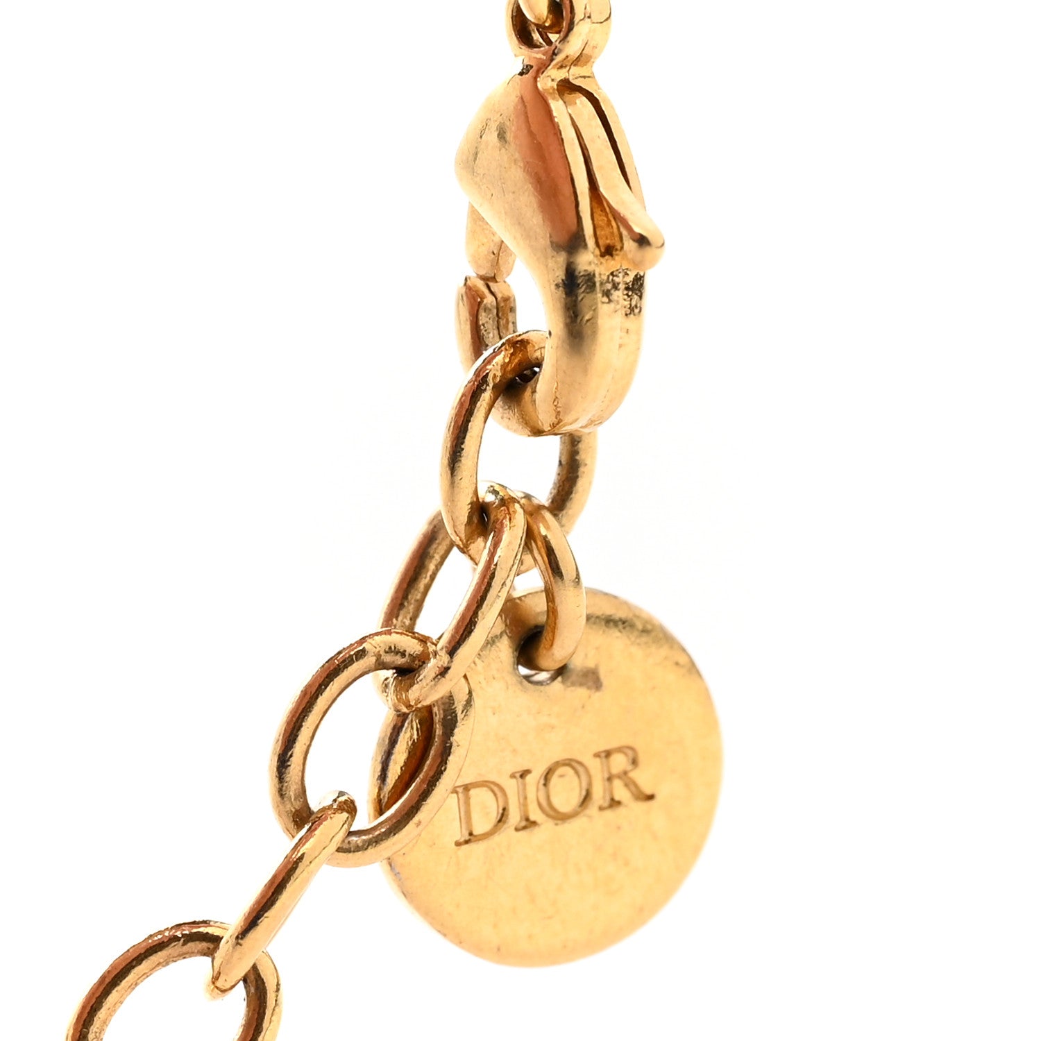 Christian Dior Crystal Clair D Lune Bracelet Gold 5 of 5