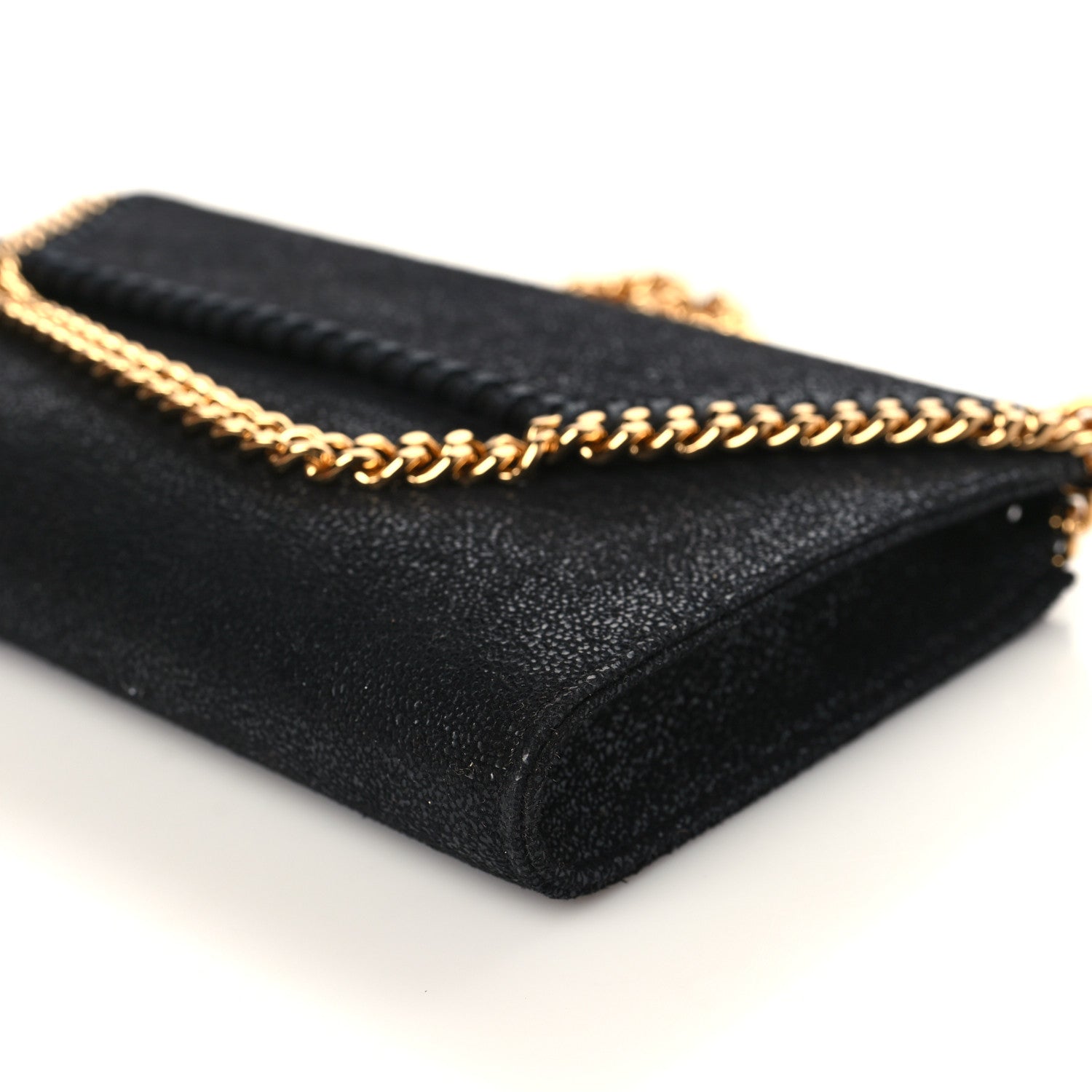 Stella McCartney Shaggy Deer Mini Falabella Crossbody Bag Black 8 of 8