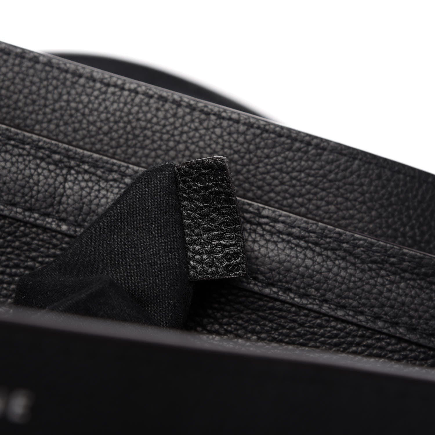 Celine Drummed Calfskin Micro Luggage Black 9 of 10
