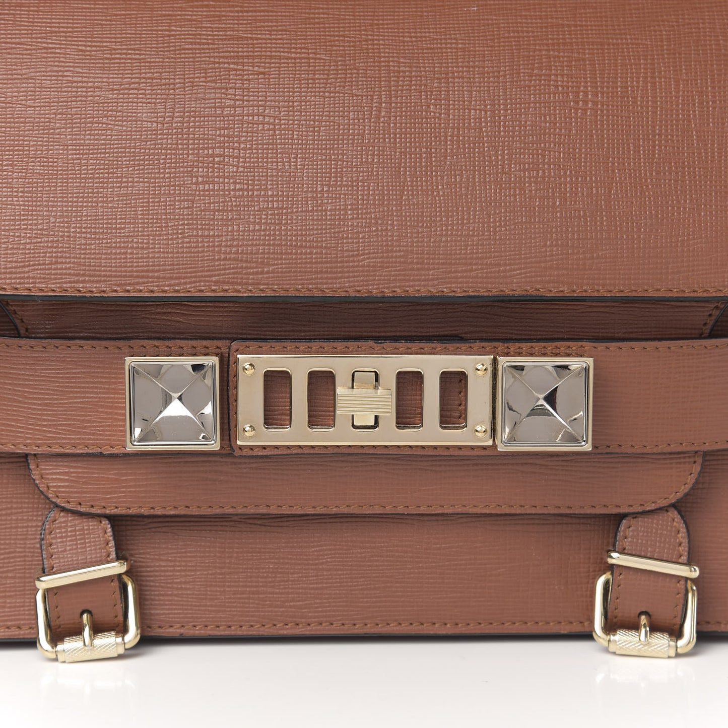 Linosa Calfskin PS11 Classic Shoulder Bag Nice Tan
