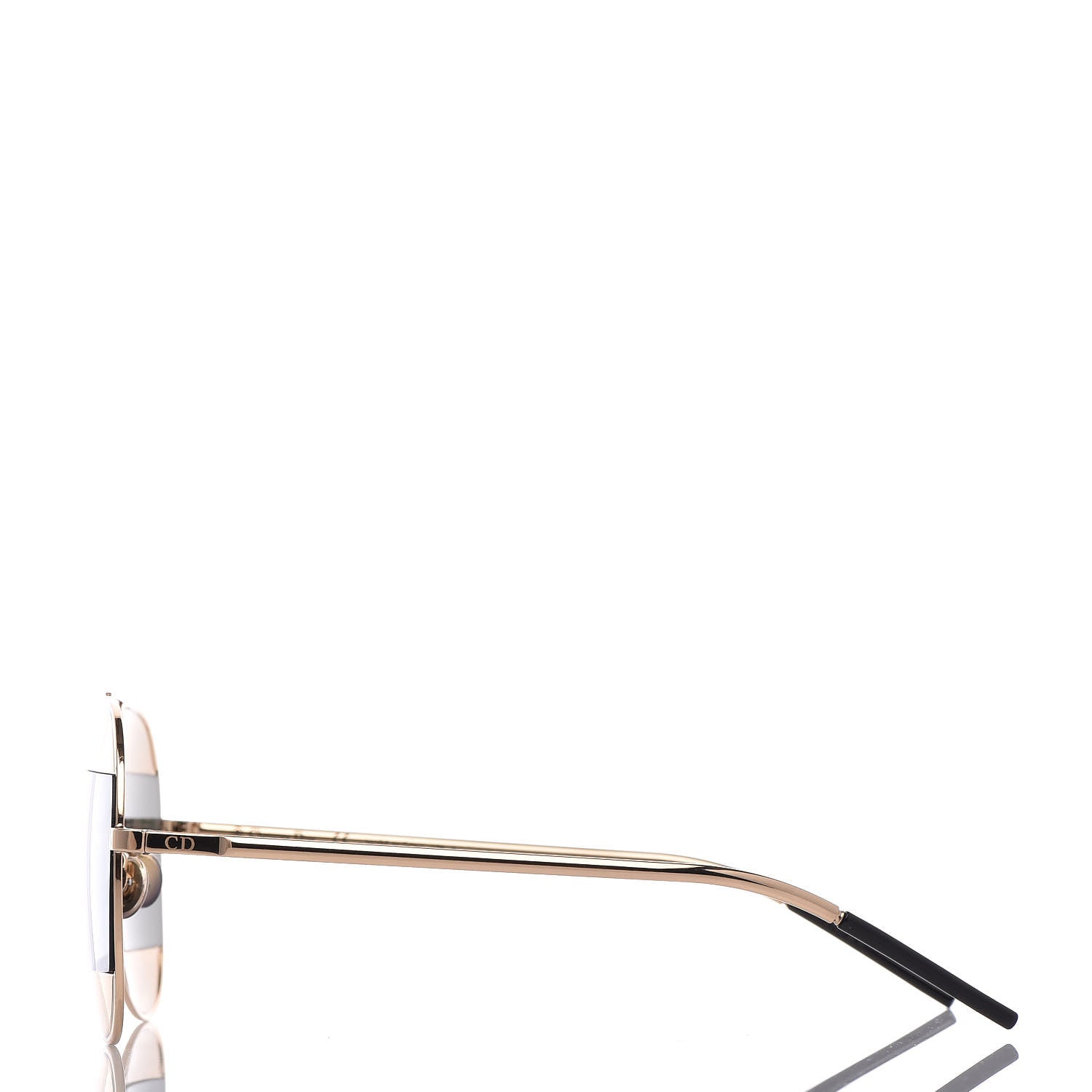 Christian Dior Split 1 Aviator Sunglasses Gold 3 of 8