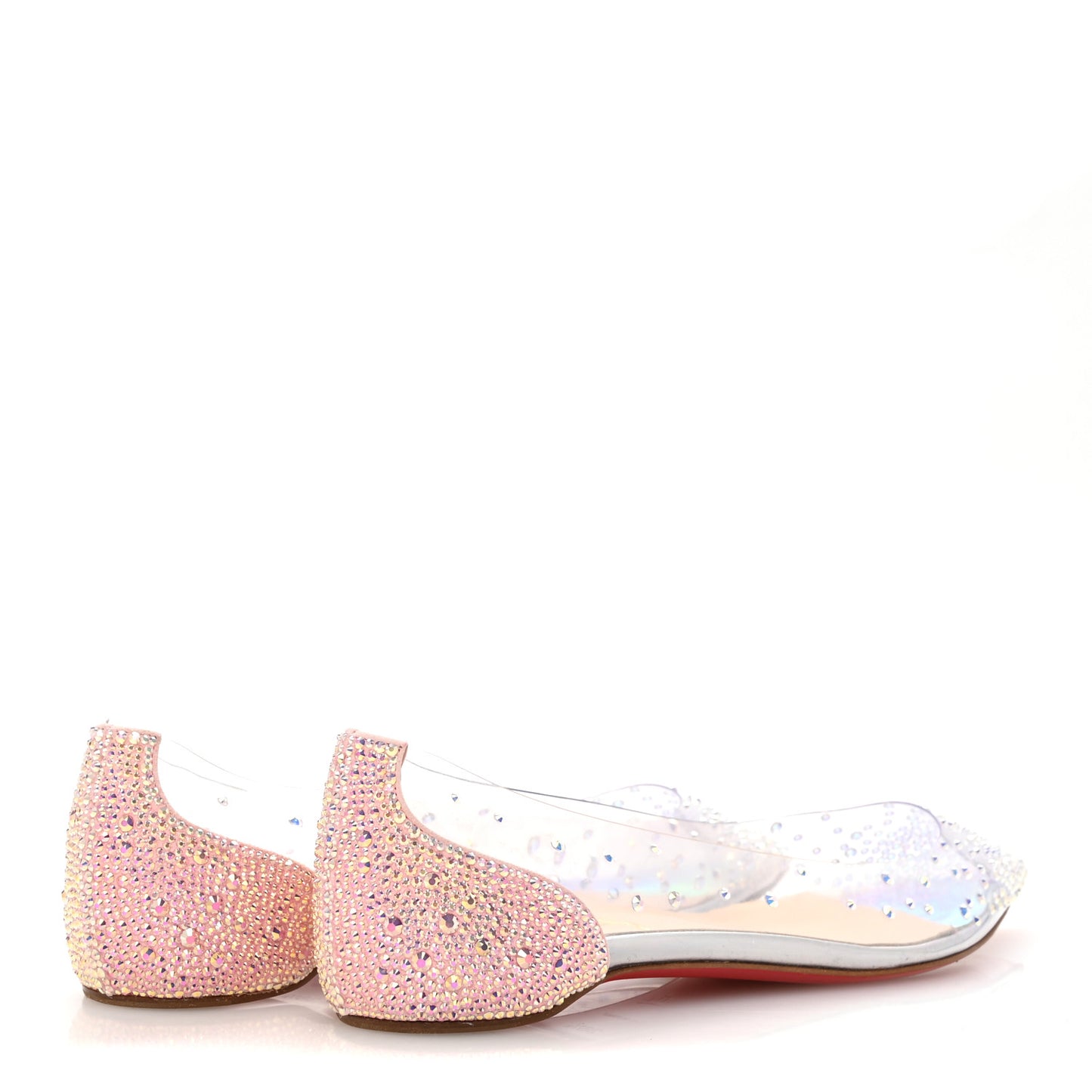 PVC Suede Degrastrass Flats 36.5 Pink Multicolor
