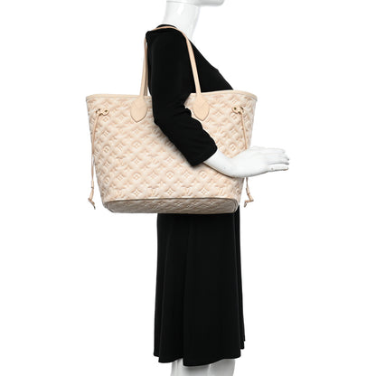 Louis Vuitton Empreinte Monogram Summer Stardust Neverfull MM Beige Clair 2 of 11