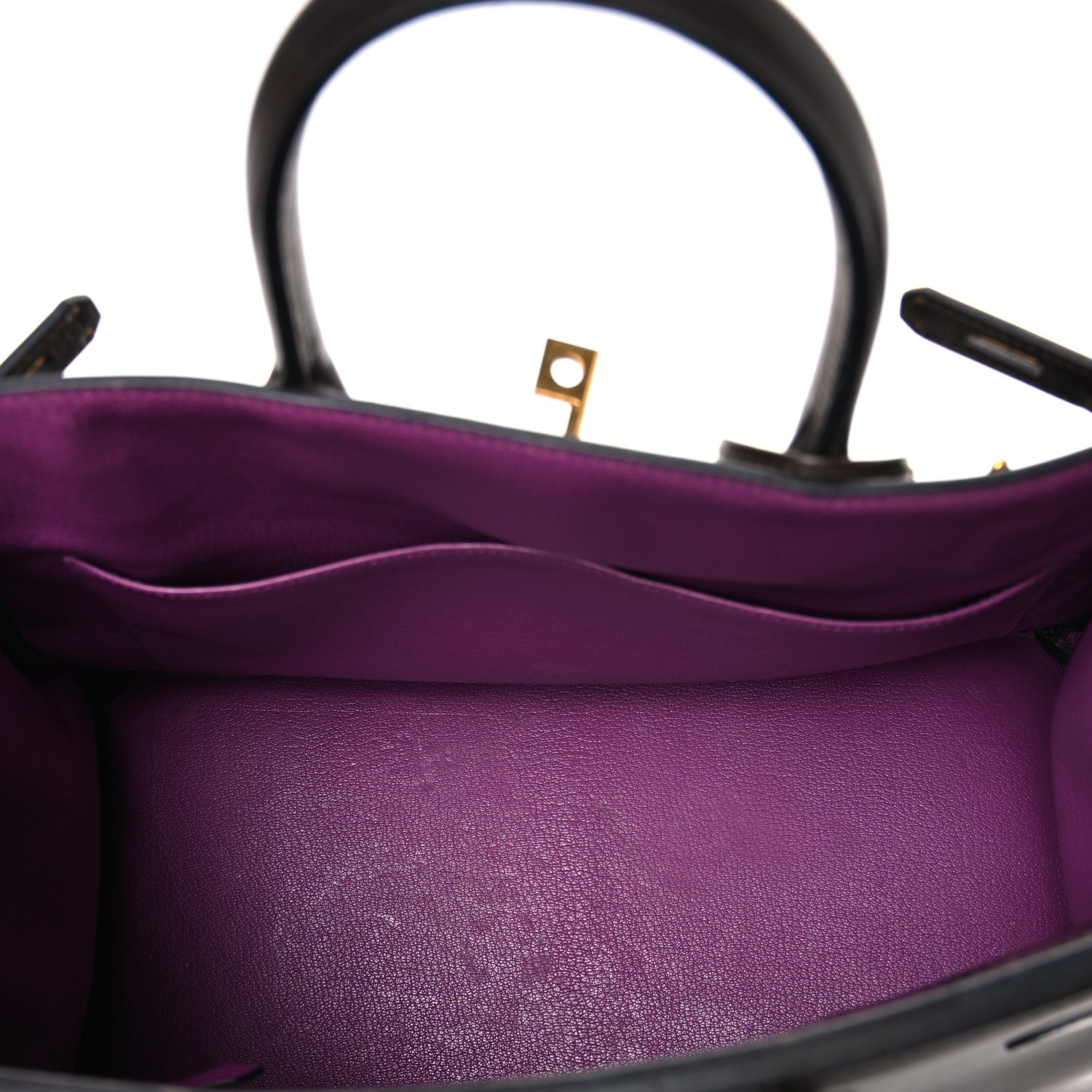 Hermes Box Bi-Color HAC Birkin 32 Ebene Cyclamen 4 of 14