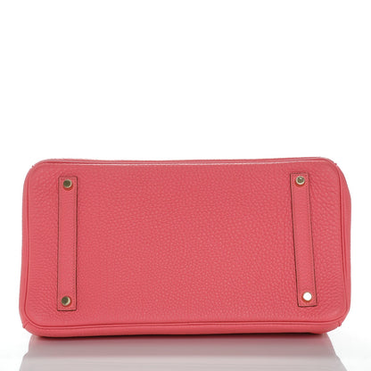 Hermes Togo Birkin 35 Rose Lipstick 5 of 21