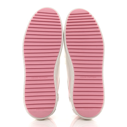 Louis Vuitton Time Out Bow Sneakers 40 White Pink 5 of 9