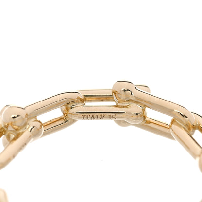 Tiffany 18K Yellow Gold Hardwear Micro Link Ring 54 6.75 6 of 7