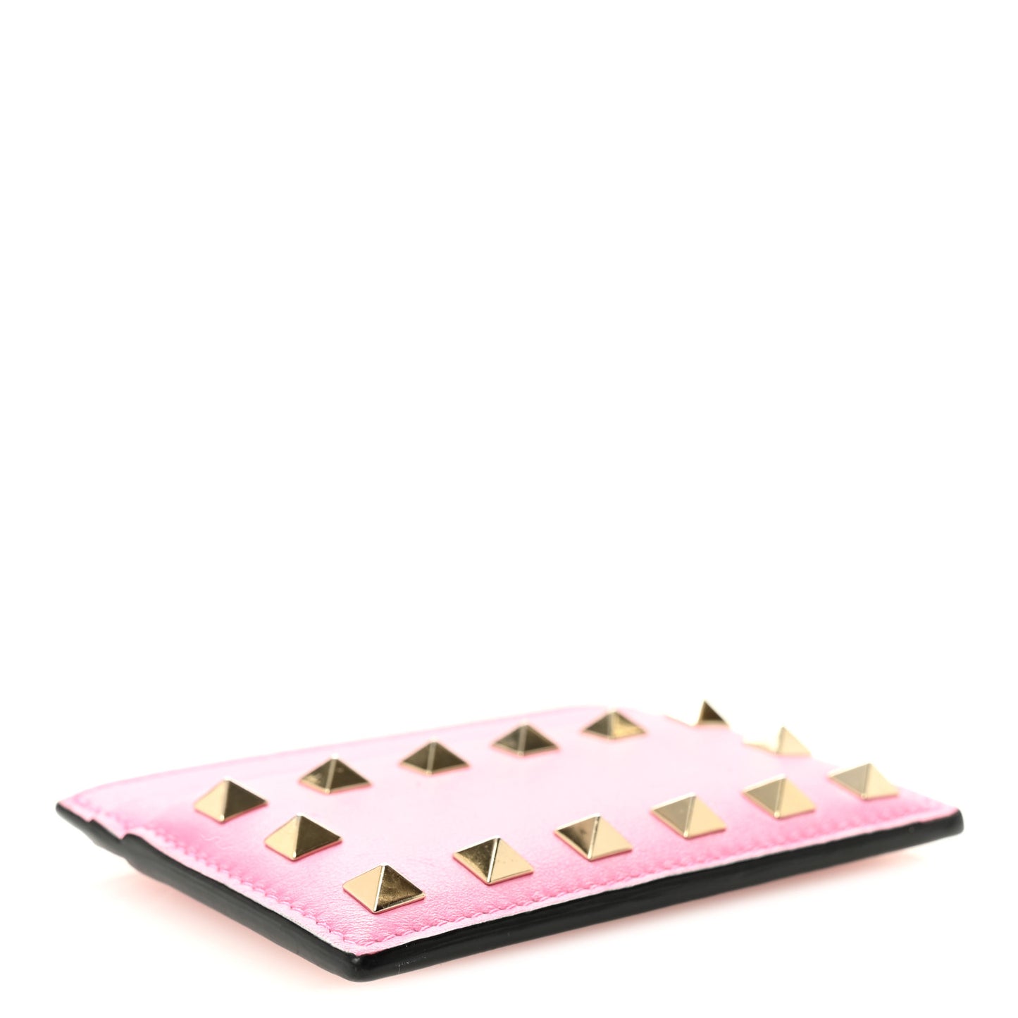 Vitello Rockstud Card Holder Ninphea