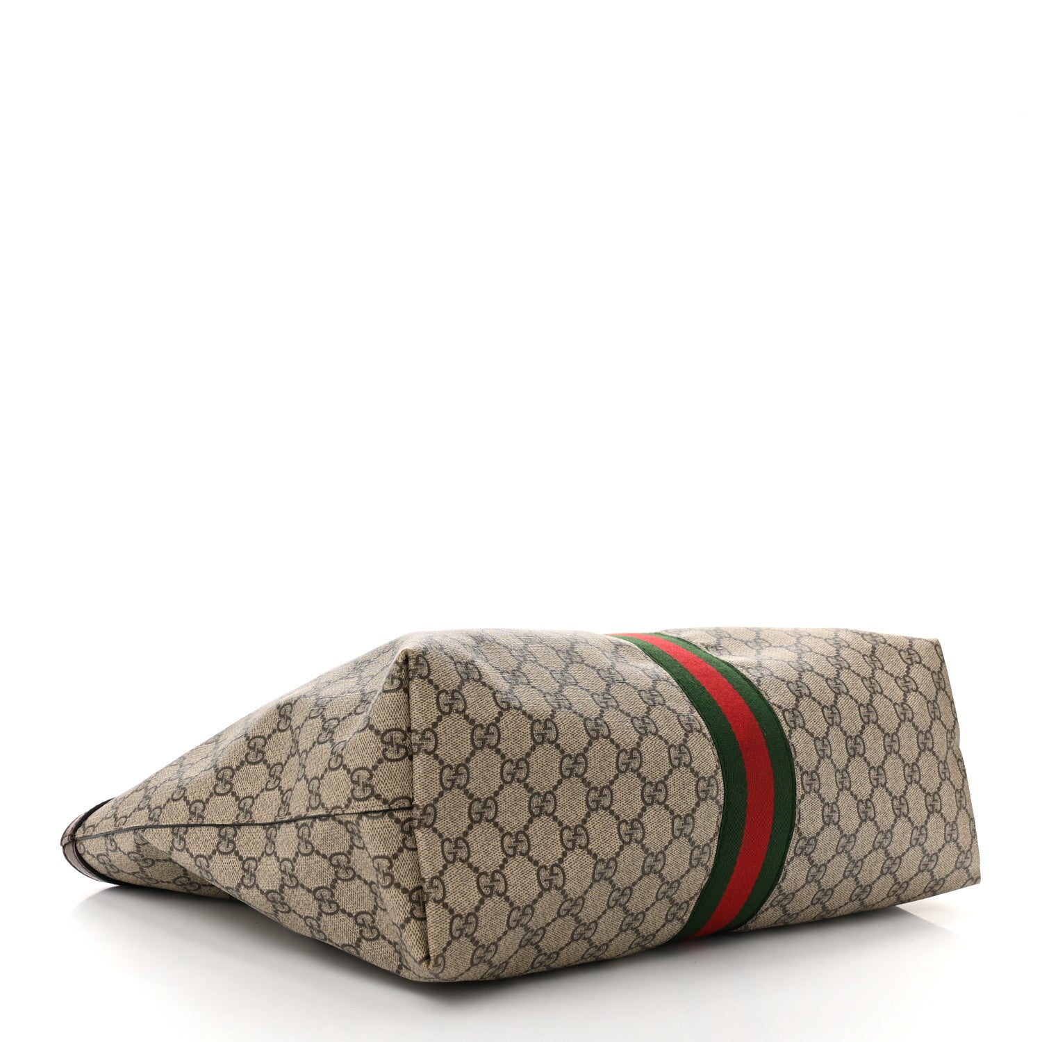 Gucci GG Supreme Monogram Medium Ophidia Shopping Tote Brown 4 of 11