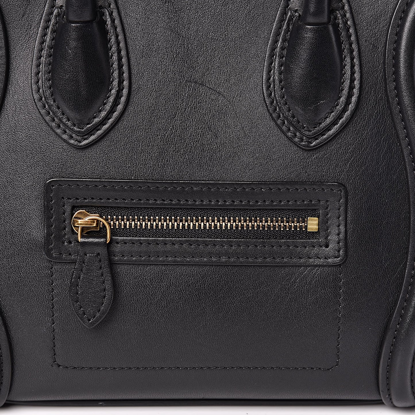 Smooth Calfskin Nano Luggage Black