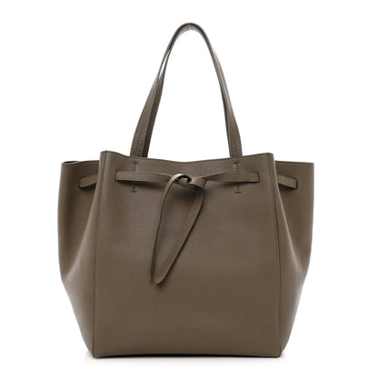 Celine Soft Grained Calfskin Small Belt Cabas Phantom Taupe 1 of 9
