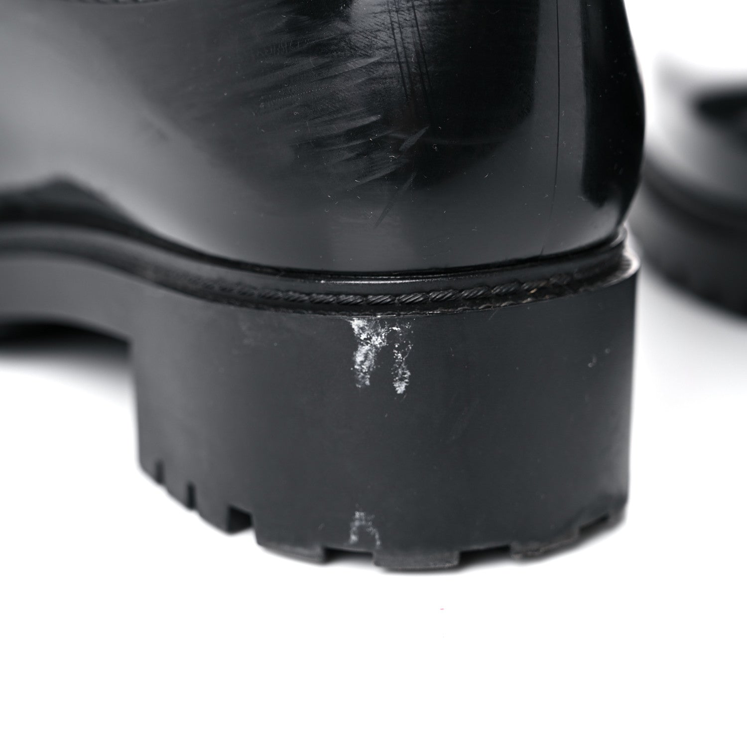 Louis Vuitton Rubber Embossed Monogram Splash Rain Boots 38 Black 15 of 15