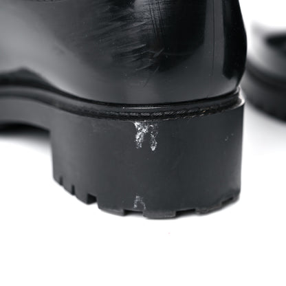 Louis Vuitton Rubber Embossed Monogram Splash Rain Boots 38 Black 15 of 15