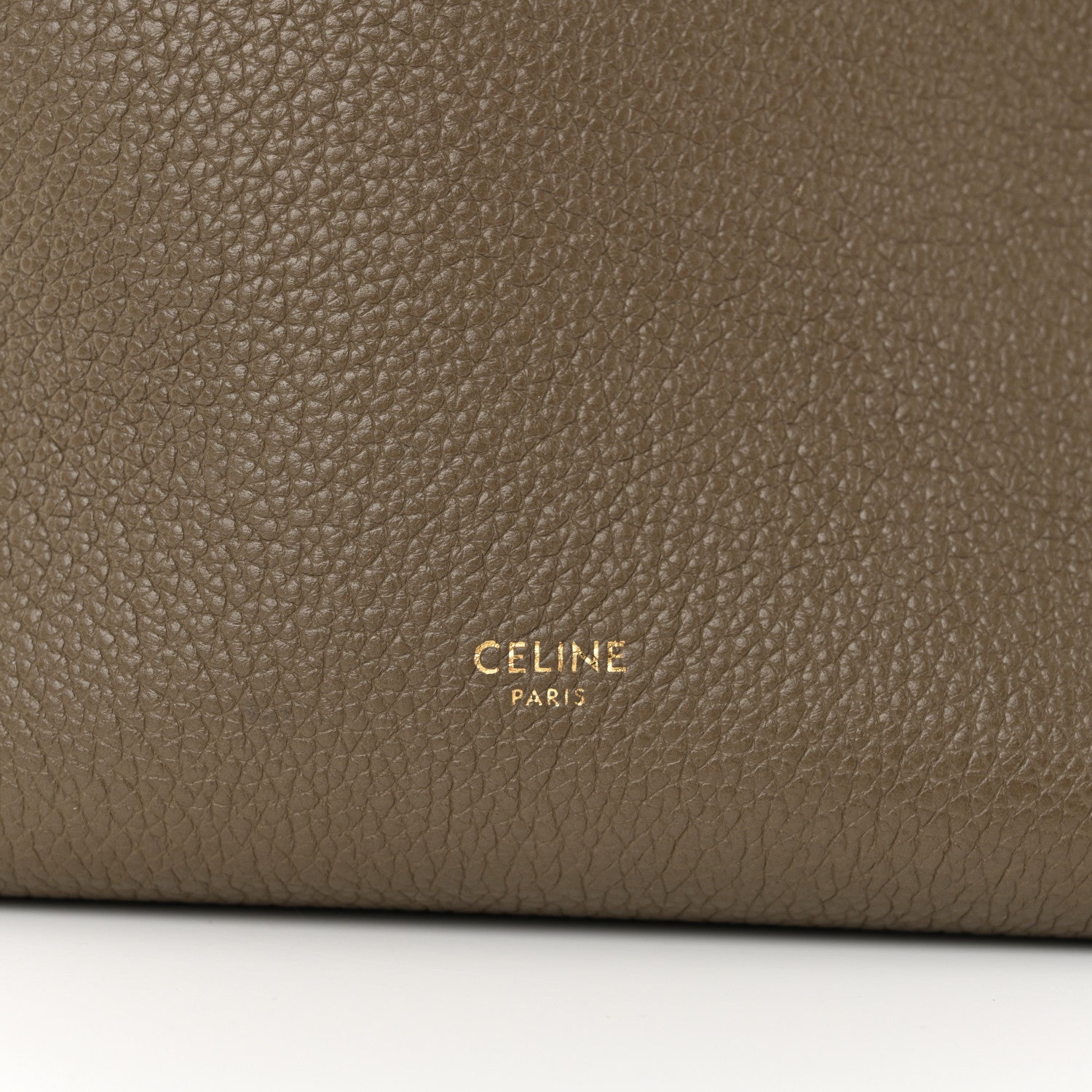 Celine Soft Grained Calfskin Small Sangle Bucket Bag Taupe 7 of 14