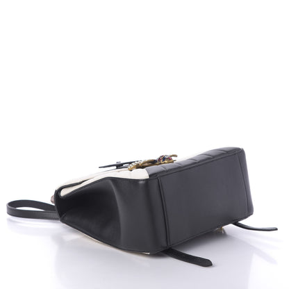 Gucci Calfskin Bamboo Trapuntata Queen Margaret Backpack Mystic White Black 3 of 11