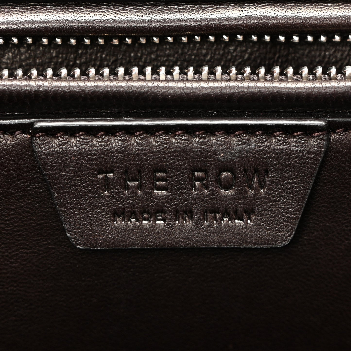 Polished Saddle Calfskin Alger Shoulder Bag Deep Brown