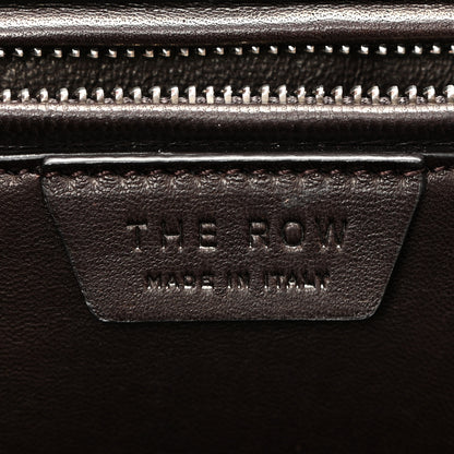 The Row Polished Saddle Calfskin Alger Shoulder Bag Deep Brown 6 of 9