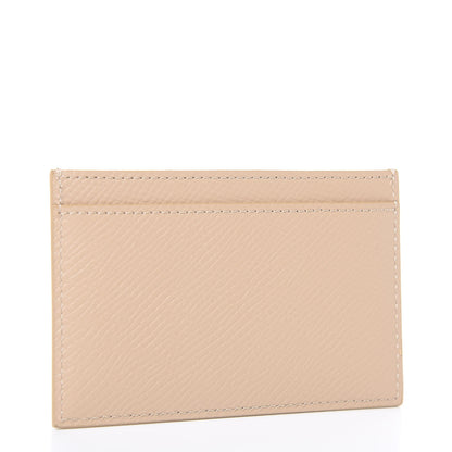 Celine Grained Calfskin Card Holder Nude 3 of 7