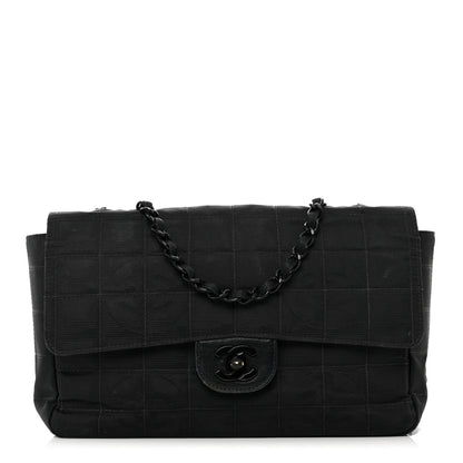Chanel Nylon Medium Travel Flap Black 1 of 12