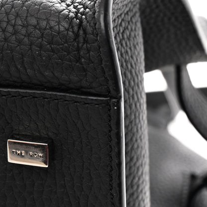 The Row Matte Grained Calfskin Soft Margaux 12 Black 10 of 12