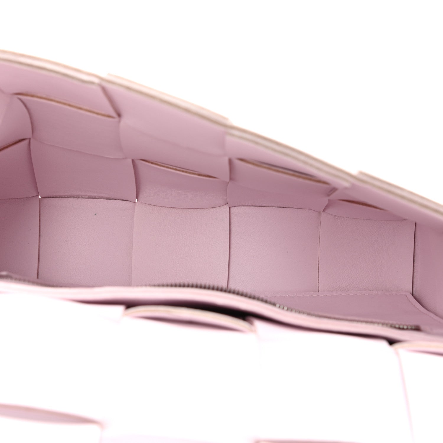 Bottega Veneta Lambskin Maxi Intrecciato Cassette Crossbody Bag Bliss Washed 5 of 9