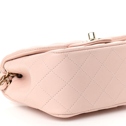Chanel Lambskin Quilted Mini Square Flap Light Pink 8 of 9