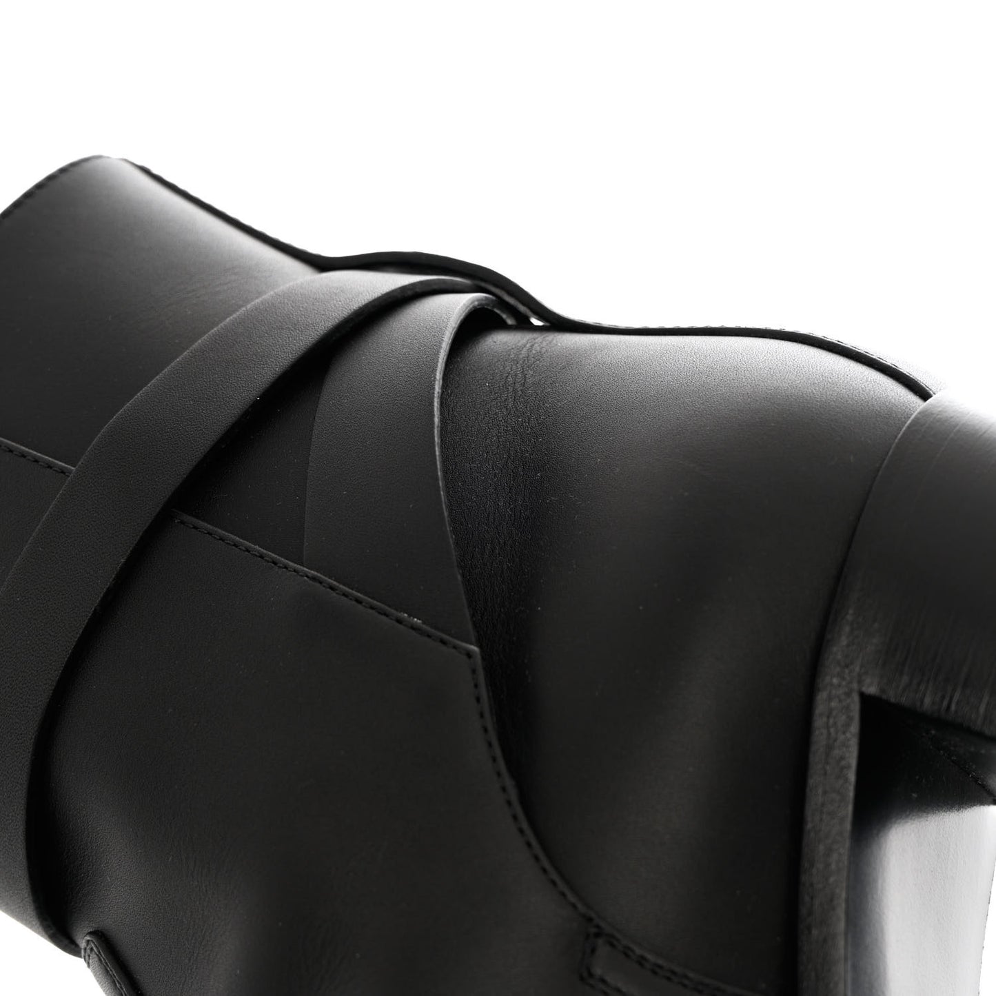 Calfskin Frenchie 50 Ankle Boots 38 Black