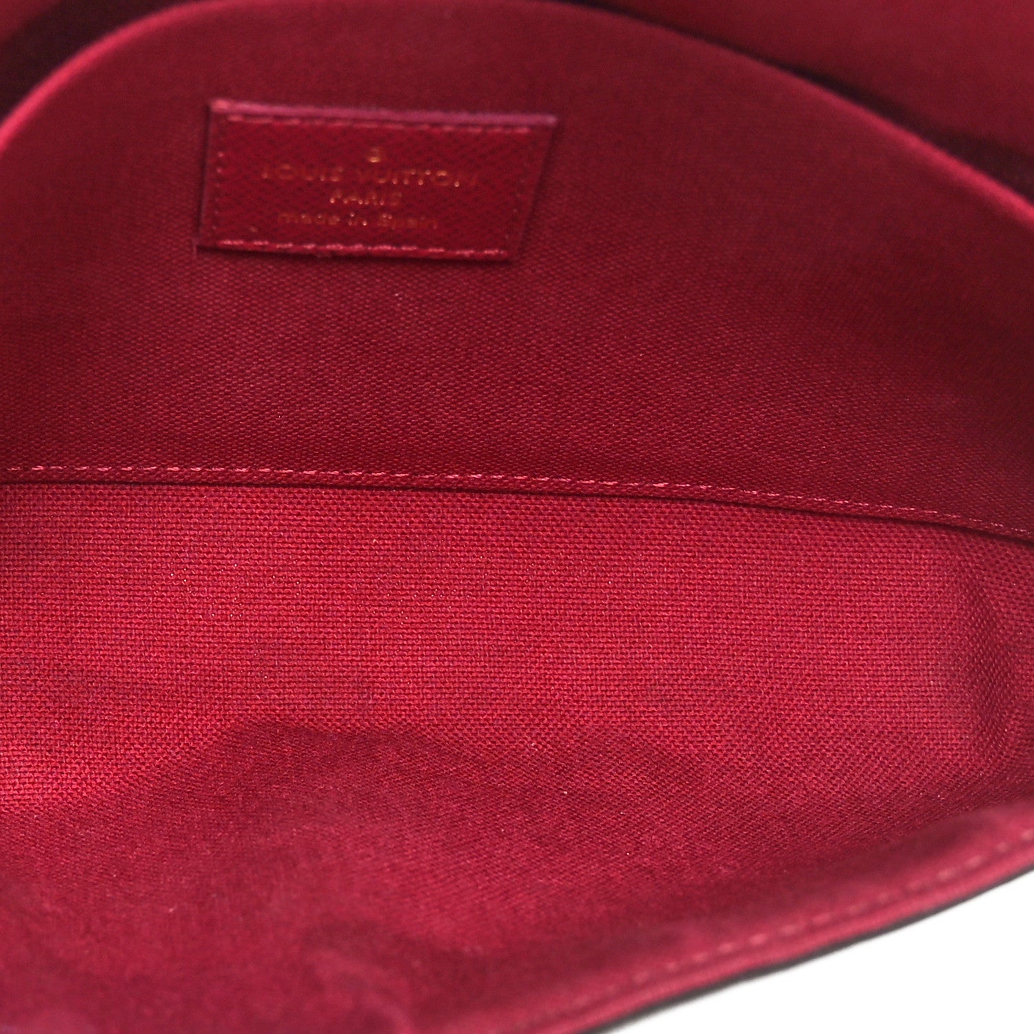 Louis Vuitton Monogram Pochette Felicie Chain Wallet Fuchsia 5 of 12