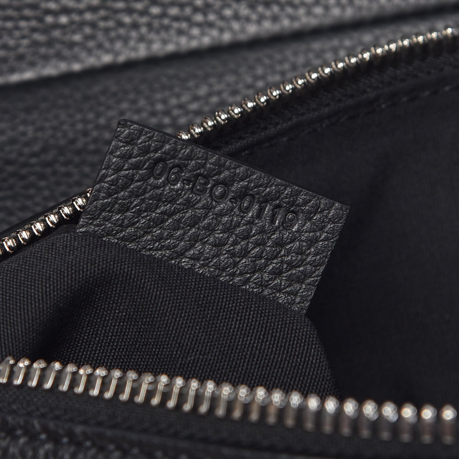 Christian Dior Grained Calfskin Kim Jones Saddle Bag Black 7 of 8
