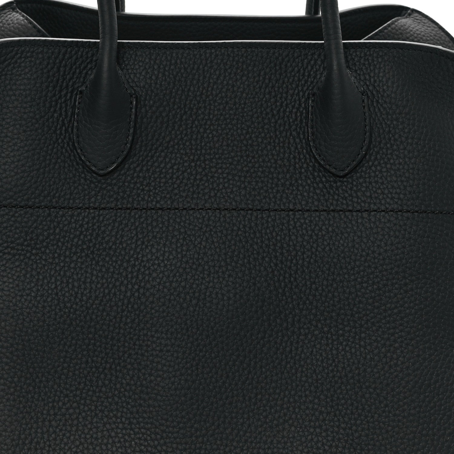 The Row Matte Grained Calfskin Soft Margaux 15 Black 7 of 10