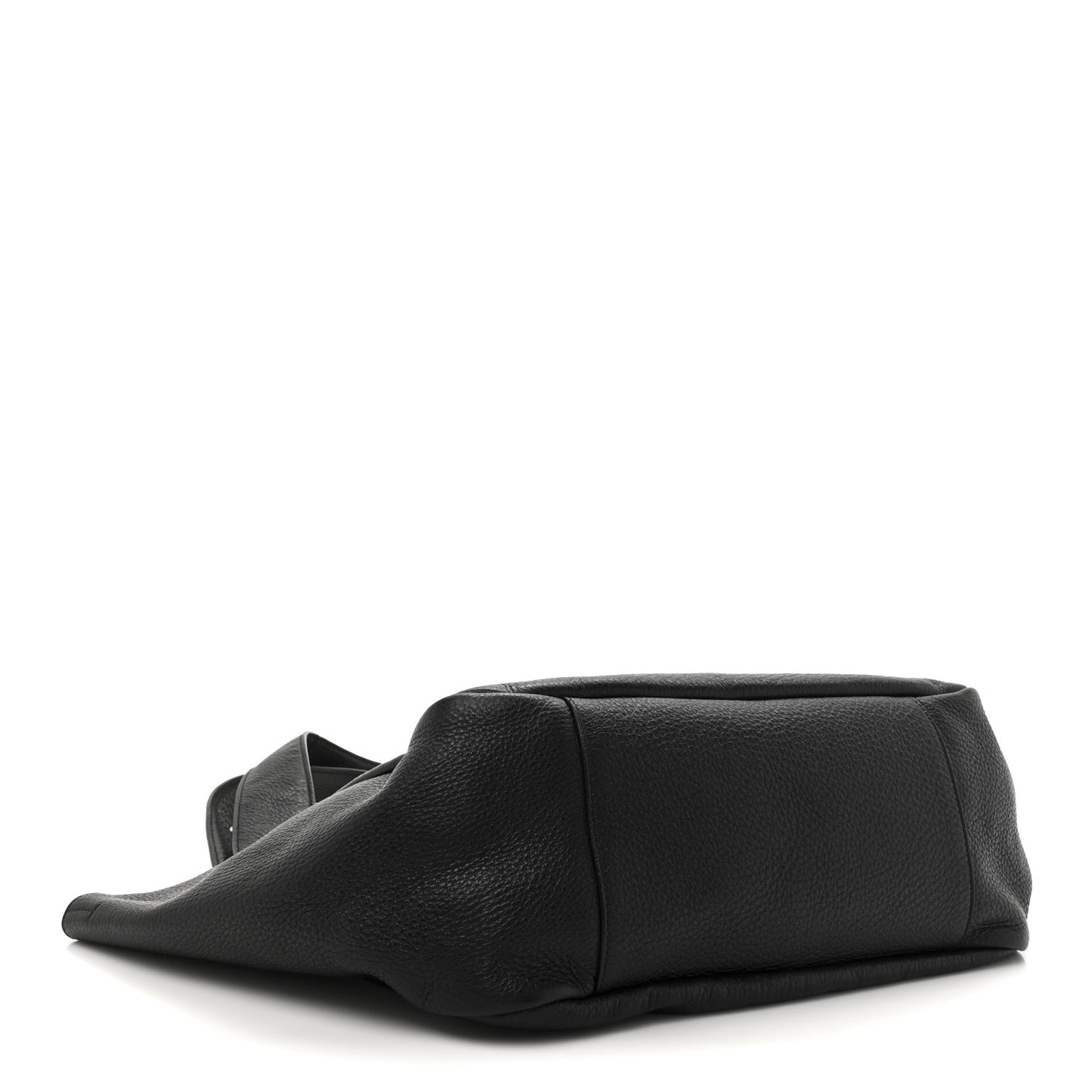 Grained Deerskin Bea Tote Black