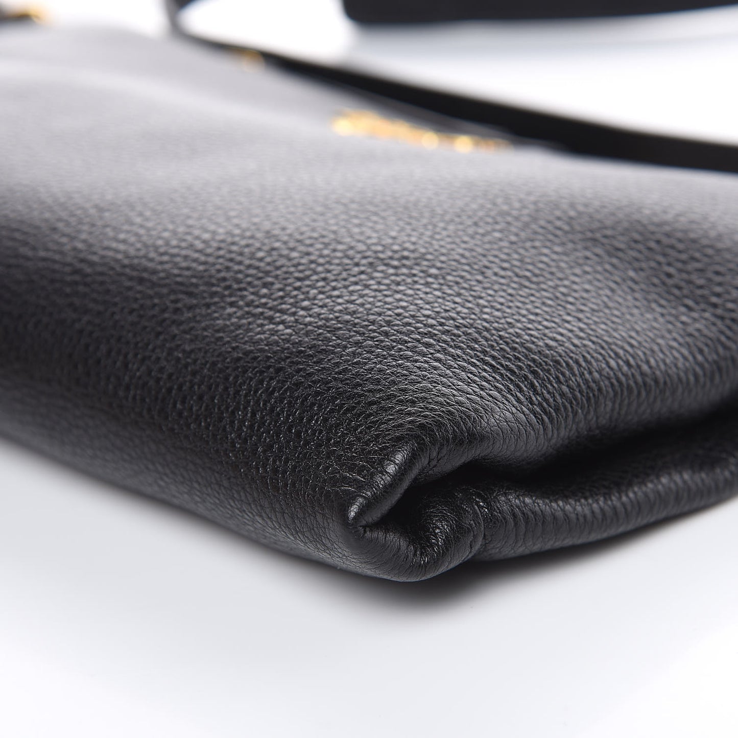 Vitello Daino Crossbody Bag Black