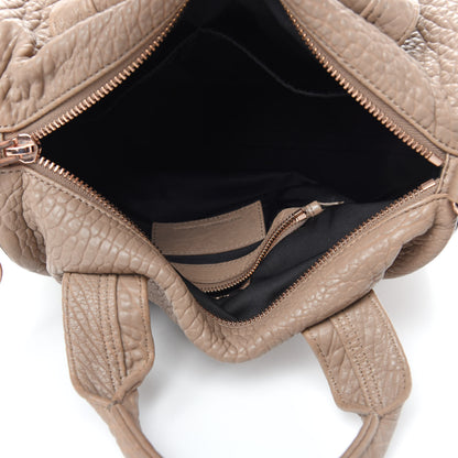 Alexander Wang Pebbled Lambskin Rocco Latte Rose Gold Hardware 5 of 10