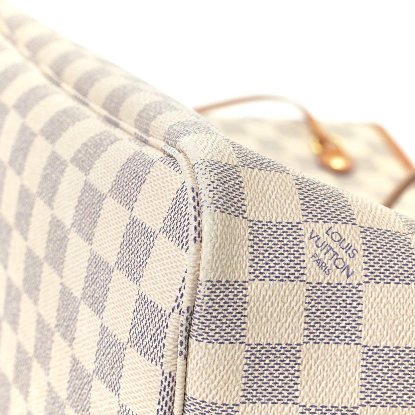 Damier Azur Neo Neverfull MM Rose Ballerine