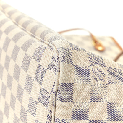 Louis Vuitton Damier Azur Neo Neverfull MM Rose Ballerine 20 of 20
