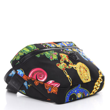 Versace Nylon Marsupio St Catene Medusa Belt Bag Black Multicolor 3 of 9