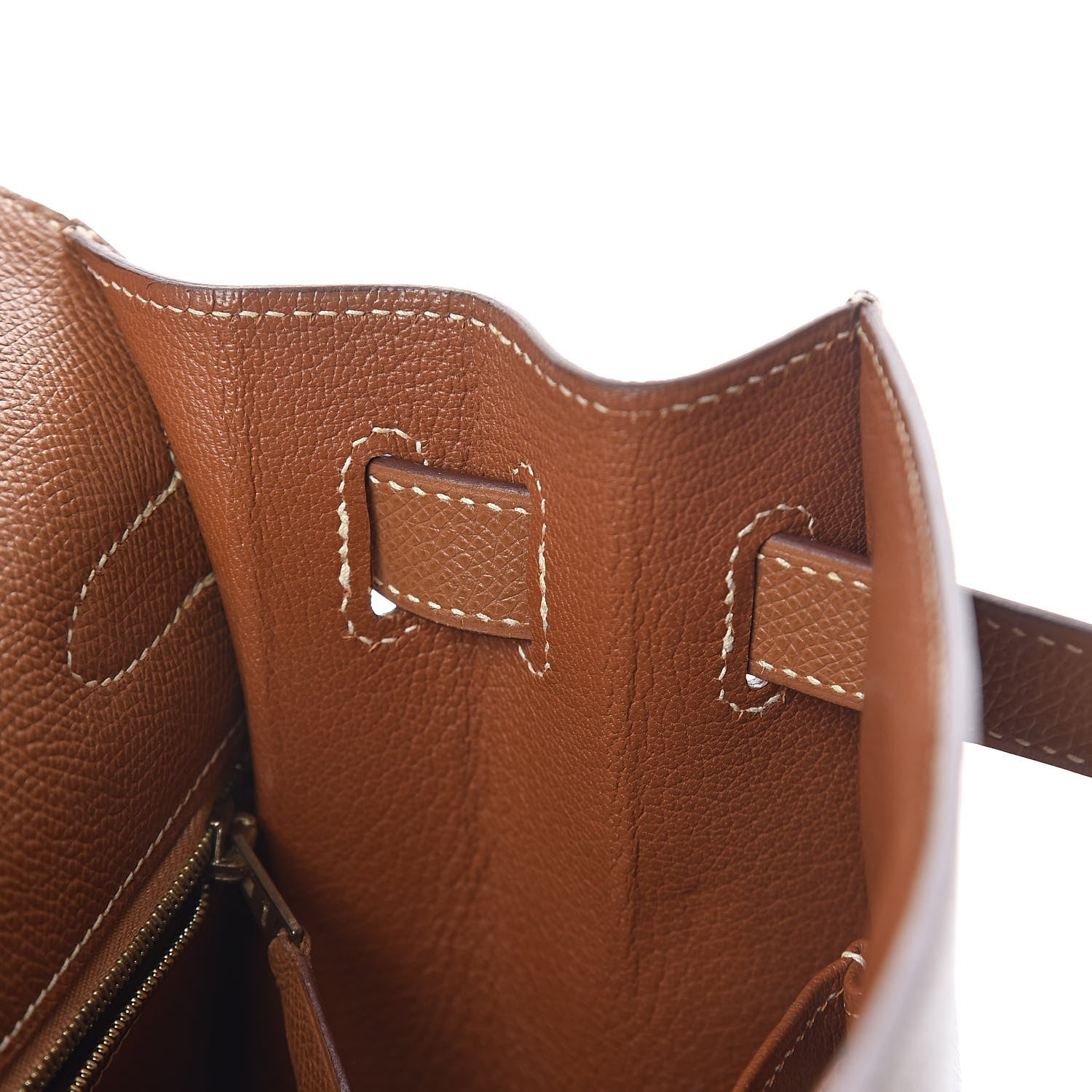 Hermes Courchevel Kelly Sellier 32 Gold 14 of 34