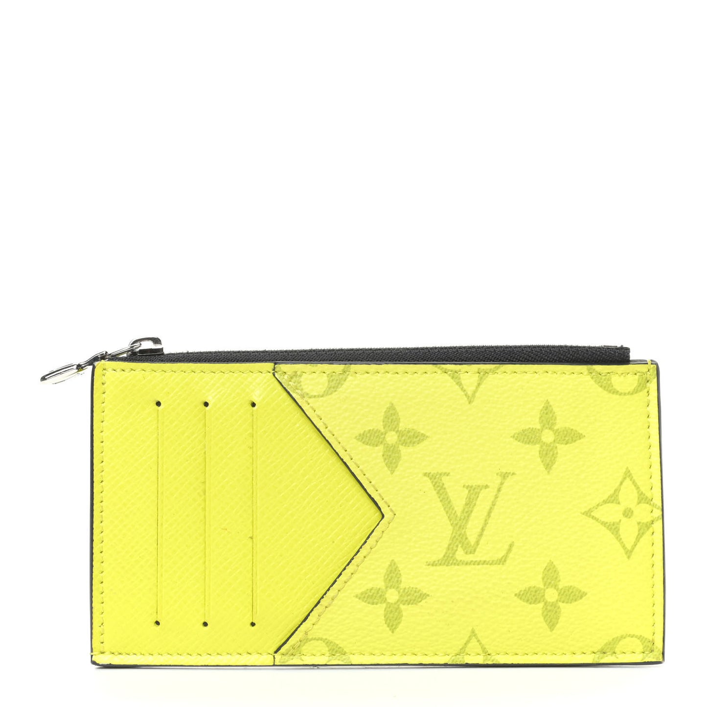 Monogram Taiga Coin Card Holder Yellow