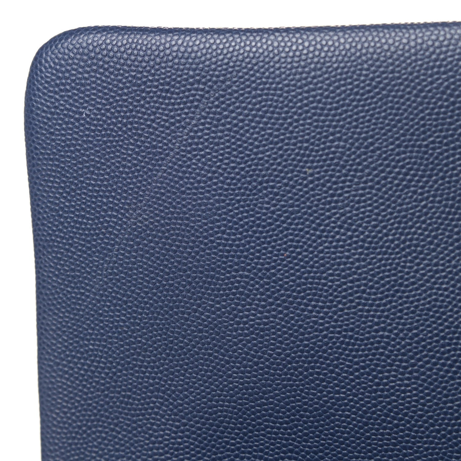 Chanel Caviar Lizard Quilted Large Coco Handle Flap Blue 6 of 11
