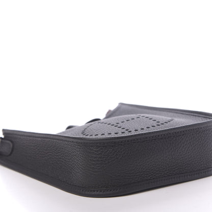 Hermes Taurillon Clemence Evelyne TPM Black 8 of 10
